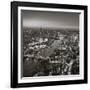 Night Aerial View of the Shard, River Thames, Tower Bridge and City of London, London, England-Jon Arnold-Framed Photographic Print