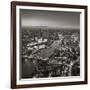 Night Aerial View of the Shard, River Thames, Tower Bridge and City of London, London, England-Jon Arnold-Framed Photographic Print