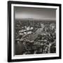 Night Aerial View of the Shard, River Thames, Tower Bridge and City of London, London, England-Jon Arnold-Framed Photographic Print