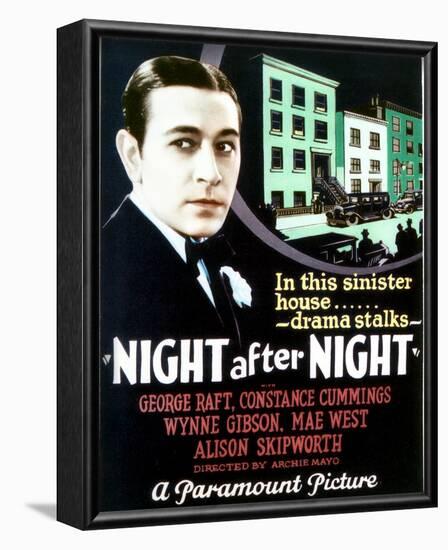 Night After Night - Movie Poster Reproduction-null-Framed Photo