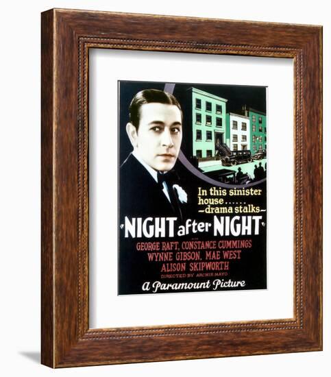 Night After Night - Movie Poster Reproduction-null-Framed Photo