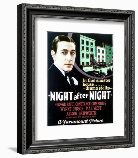 Night After Night - Movie Poster Reproduction-null-Framed Photo