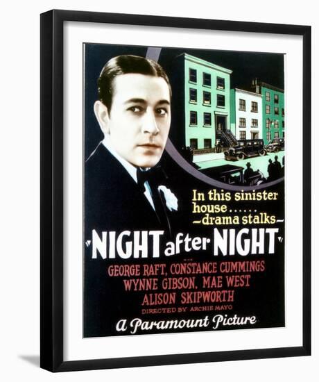 Night After Night - Movie Poster Reproduction-null-Framed Photo