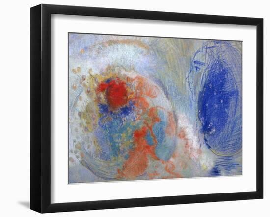 Night and Day, 1908-1911-Odilon Redon-Framed Giclee Print