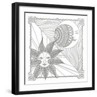 Night And Day-Pam Varacek-Framed Art Print