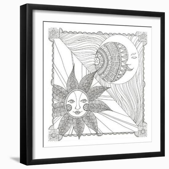 Night And Day-Pam Varacek-Framed Art Print