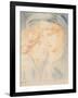 Night and Sleep, 1888 (Pastel on Paper)-Simeon Solomon-Framed Giclee Print