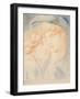 Night and Sleep, 1888 (Pastel on Paper)-Simeon Solomon-Framed Giclee Print