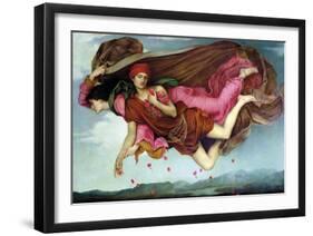 Night and Sleep-Evelyn De Morgan-Framed Premium Giclee Print