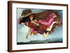 Night and Sleep-Evelyn De Morgan-Framed Premium Giclee Print