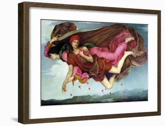 Night and Sleep-Evelyn De Morgan-Framed Premium Giclee Print