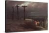 Night At Calvary-Vasili Petrovich Vereshchagin-Stretched Canvas