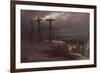 Night At Calvary-Vasili Petrovich Vereshchagin-Framed Giclee Print