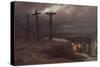 Night At Calvary-Vasili Petrovich Vereshchagin-Stretched Canvas