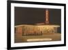 Night at Patti's Drive-in, Roadside Retro-null-Framed Premium Giclee Print