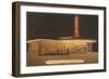 Night at Patti's Drive-in, Roadside Retro-null-Framed Art Print