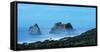 Night at Wharariki Beach on West Coast of South Island, Nelson, South Island, New Zealand, Pacific-John Alexander-Framed Stretched Canvas