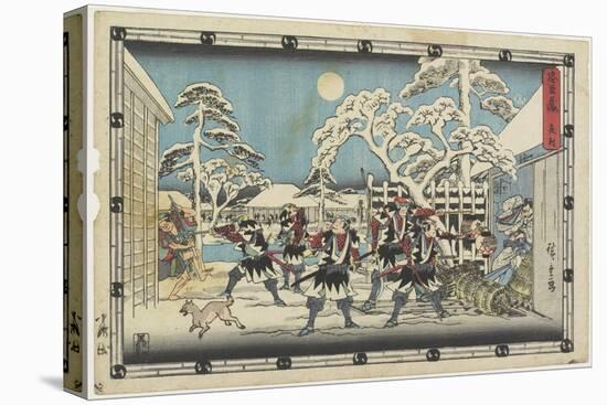 Night Attack, 1843-1847-Utagawa Hiroshige-Stretched Canvas