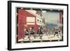 Night Attack, 1843-1847-Utagawa Hiroshige-Framed Giclee Print