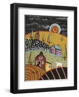 Night Barn 1-Karla Gerard-Framed Giclee Print