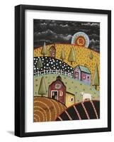 Night Barn 1-Karla Gerard-Framed Giclee Print