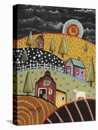 Night Barn 1-Karla Gerard-Stretched Canvas