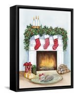 Night Before Christmas V-Kathleen Parr McKenna-Framed Stretched Canvas