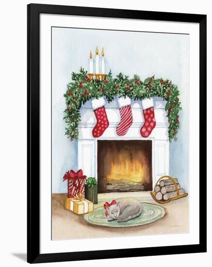 Night Before Christmas V-Kathleen Parr McKenna-Framed Art Print