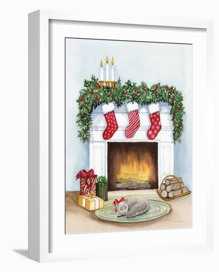 Night Before Christmas V-Kathleen Parr McKenna-Framed Art Print