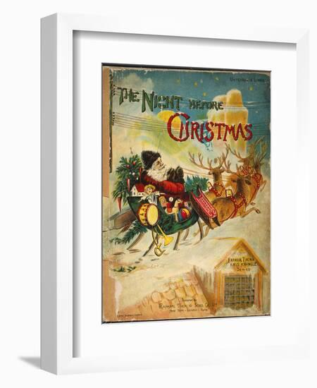 Night Before Christmas-null-Framed Premium Giclee Print