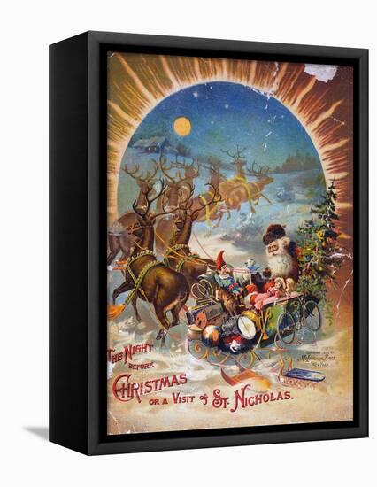 Night Before Christmas-null-Framed Stretched Canvas