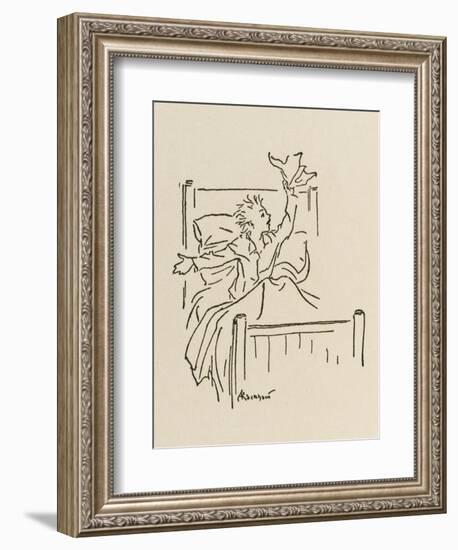 Night before Christmas-Arthur Rackham-Framed Art Print