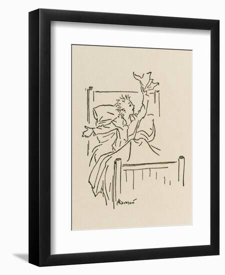 Night before Christmas-Arthur Rackham-Framed Art Print