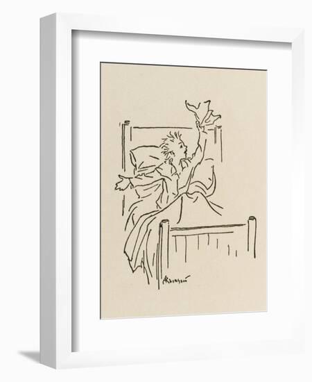 Night before Christmas-Arthur Rackham-Framed Art Print