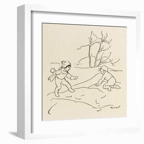 Night before Christmas-Arthur Rackham-Framed Art Print