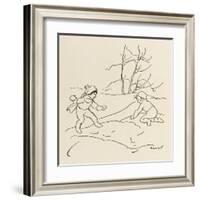 Night before Christmas-Arthur Rackham-Framed Art Print