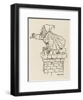 Night before Christmas-Arthur Rackham-Framed Art Print