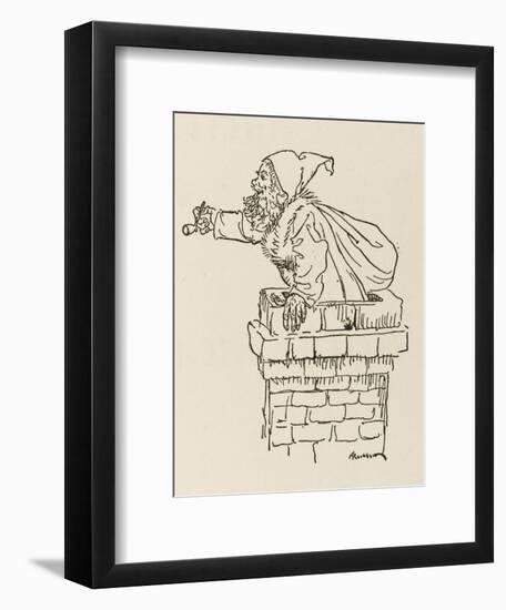 Night before Christmas-Arthur Rackham-Framed Art Print