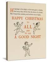 Night before Christmas-Arthur Rackham-Stretched Canvas