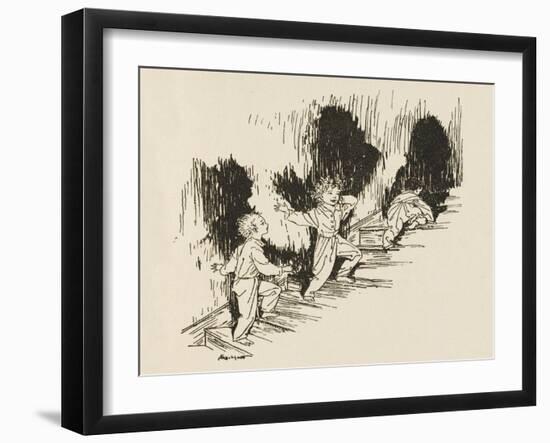 Night before Christmas-Arthur Rackham-Framed Art Print