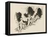 Night before Christmas-Arthur Rackham-Framed Stretched Canvas