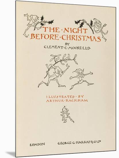 Night before Christmas-null-Mounted Art Print