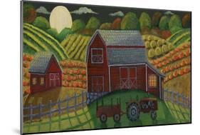 Night before Harvest-Cheryl Bartley-Mounted Giclee Print