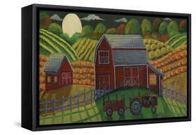 Night before Harvest-Cheryl Bartley-Framed Stretched Canvas