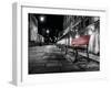 Night Bench-L^ Outchill-Framed Art Print