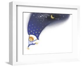 Night Blanket-April Hartmann-Framed Giclee Print