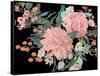 Night Blooming Flowers II-Melissa Wang-Framed Stretched Canvas