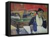 Night Café at Arles (Madame Ginoux)-Paul Gauguin-Framed Stretched Canvas