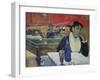 Night Café at Arles (Madame Ginoux)-Paul Gauguin-Framed Giclee Print