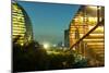 Night Capture of Ultra Modern Architecture in Jianggan-Andreas Brandl-Mounted Photographic Print